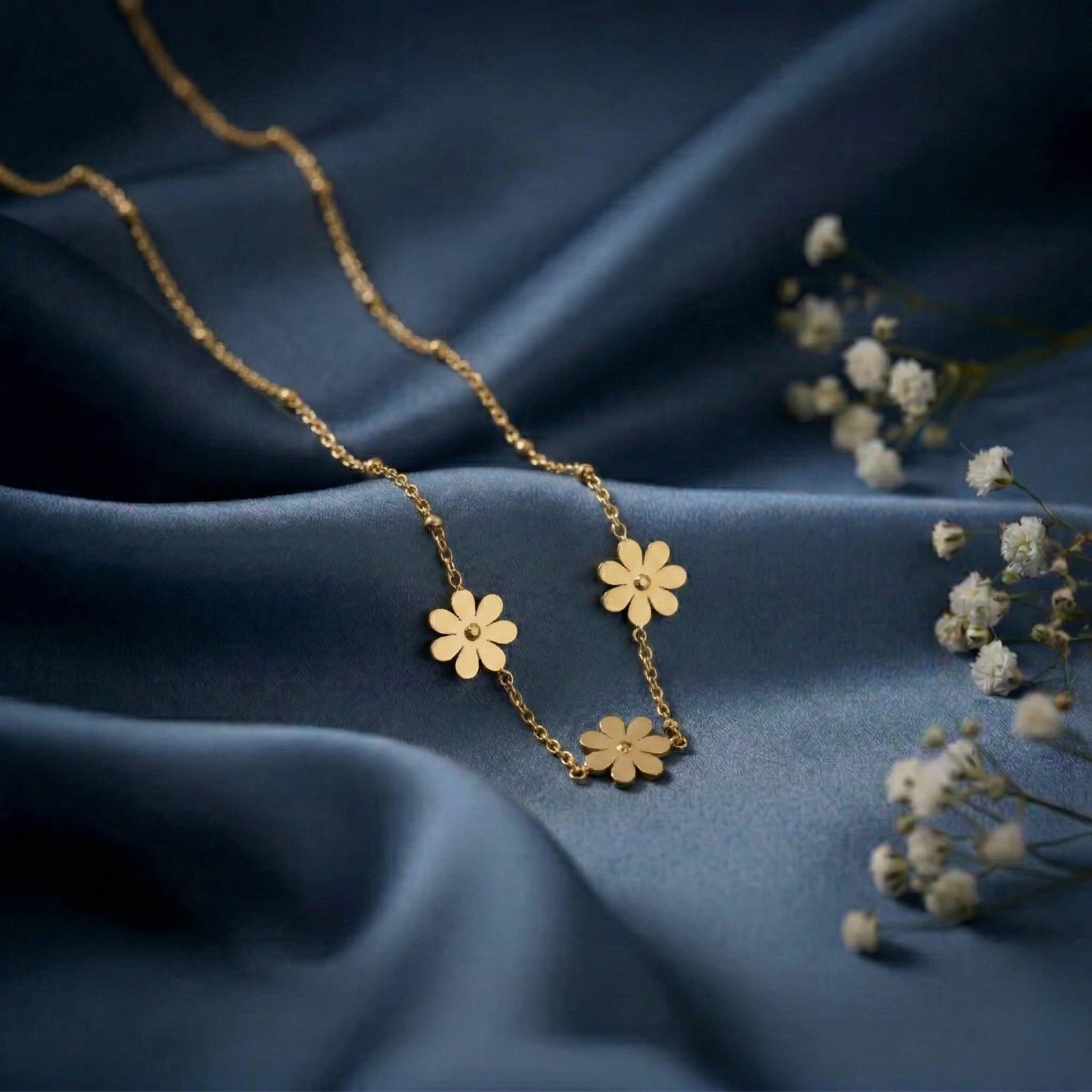 Floral Charm Chain