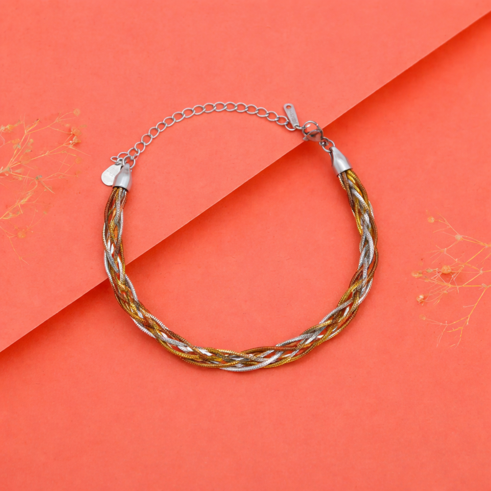 Braided Multi-Tone Bracelet
