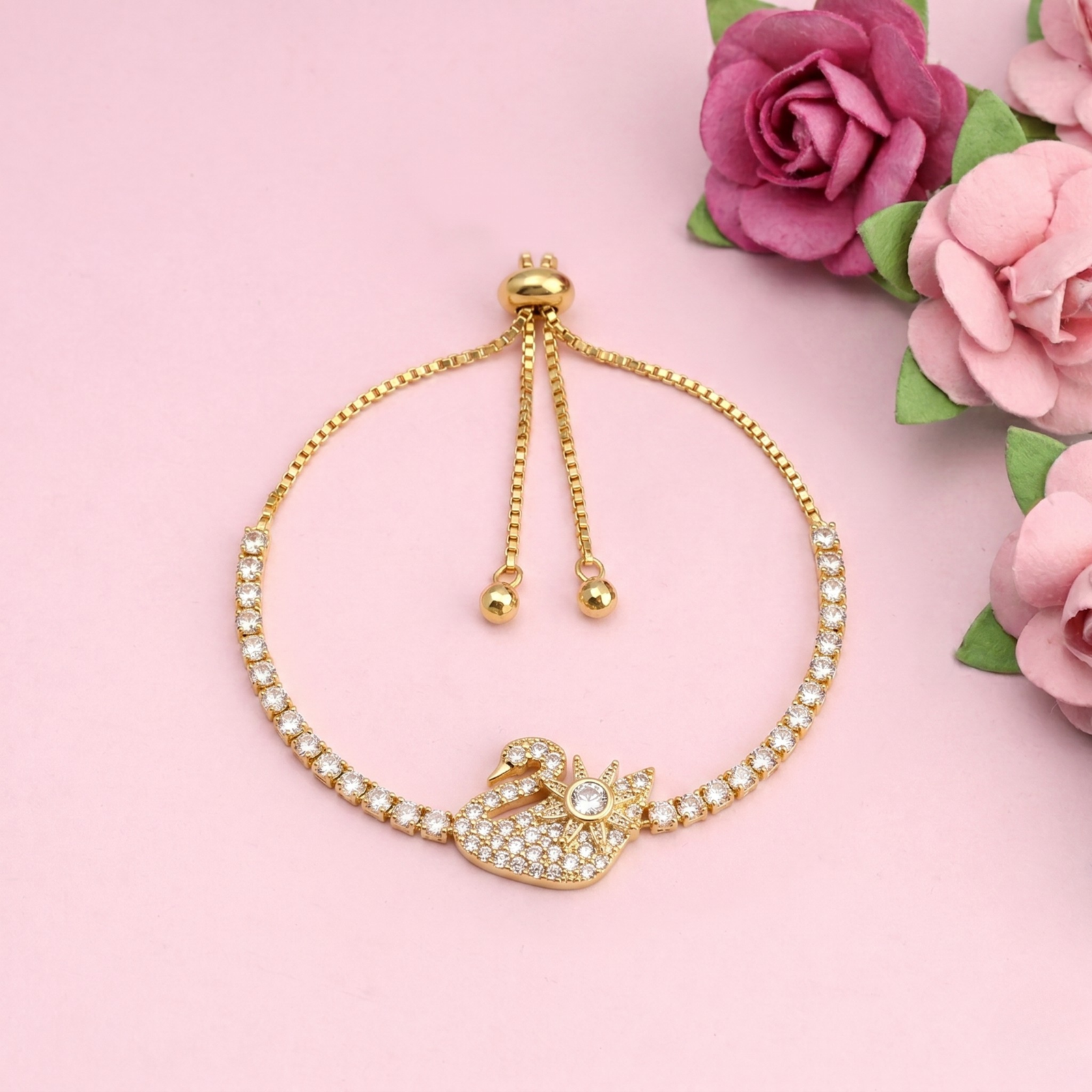 Swan Crystal Bracelet