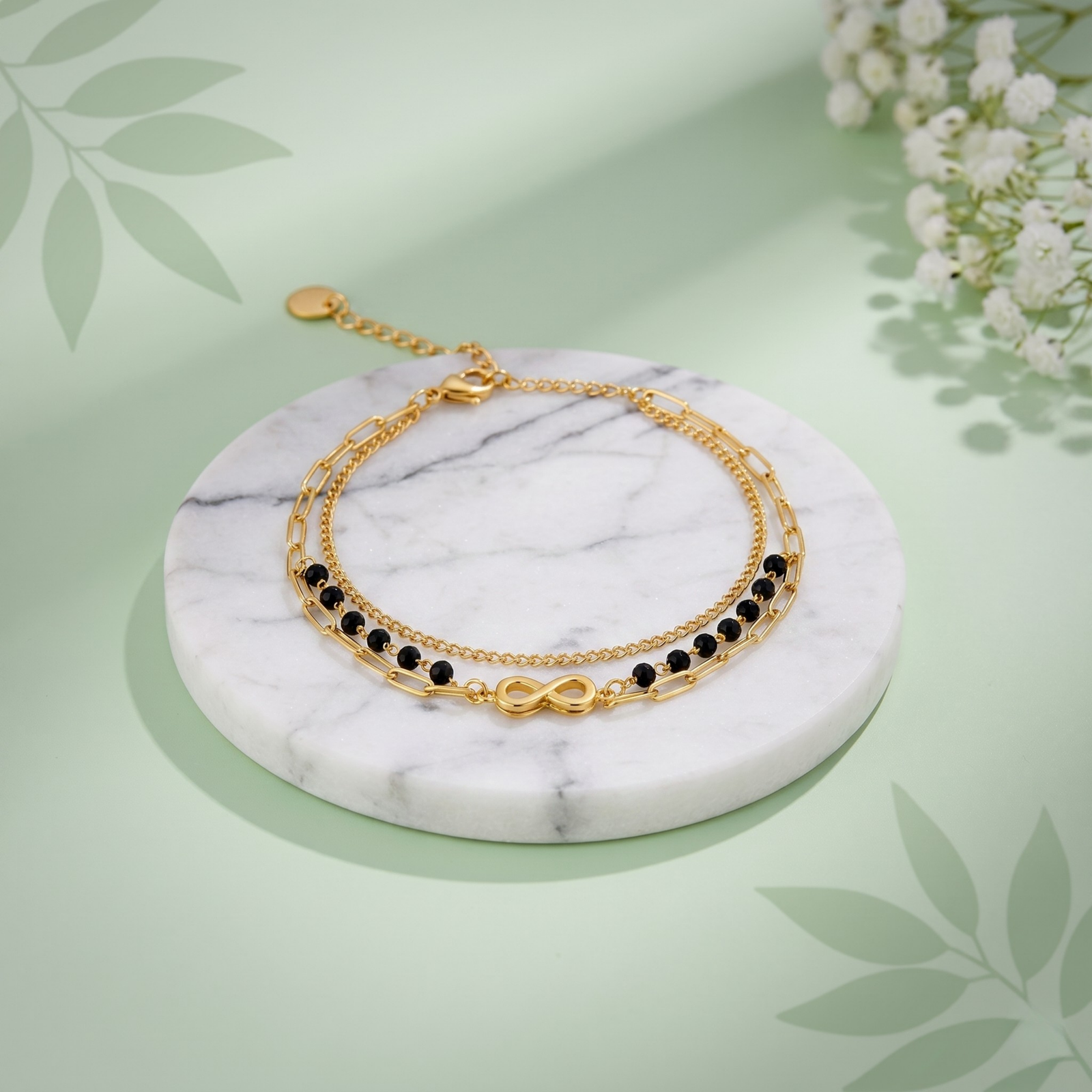 Infinity Layer Chain Bracelet