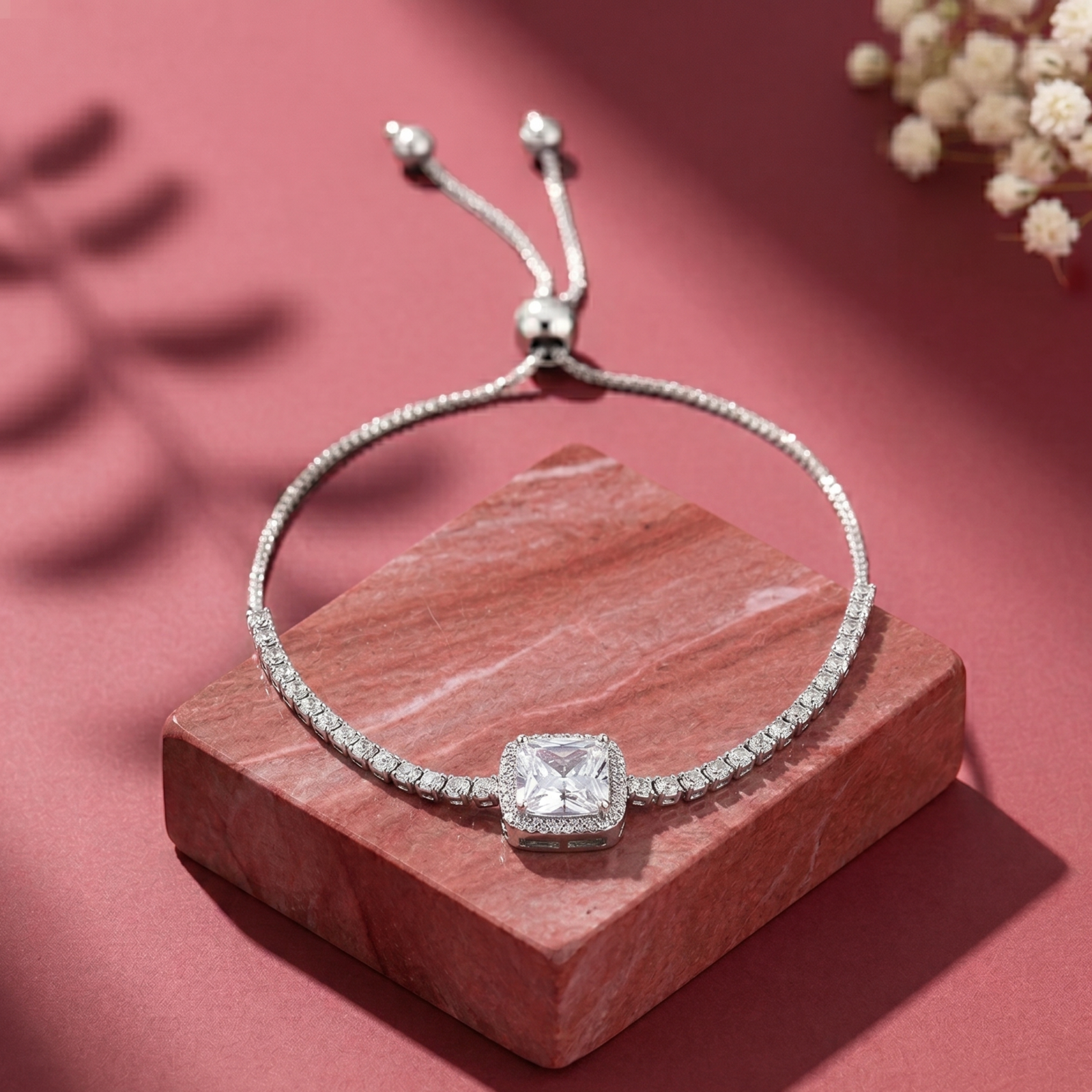 Square Crystal Bracelet
