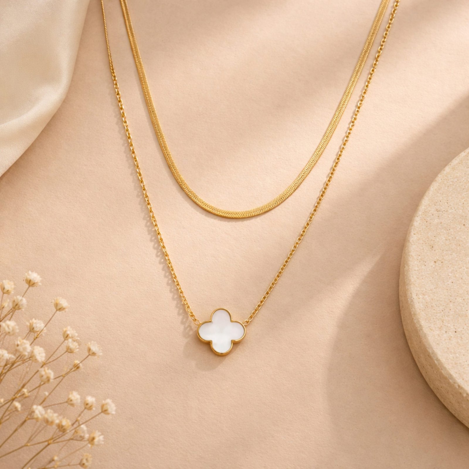 Clover Layered Necklace