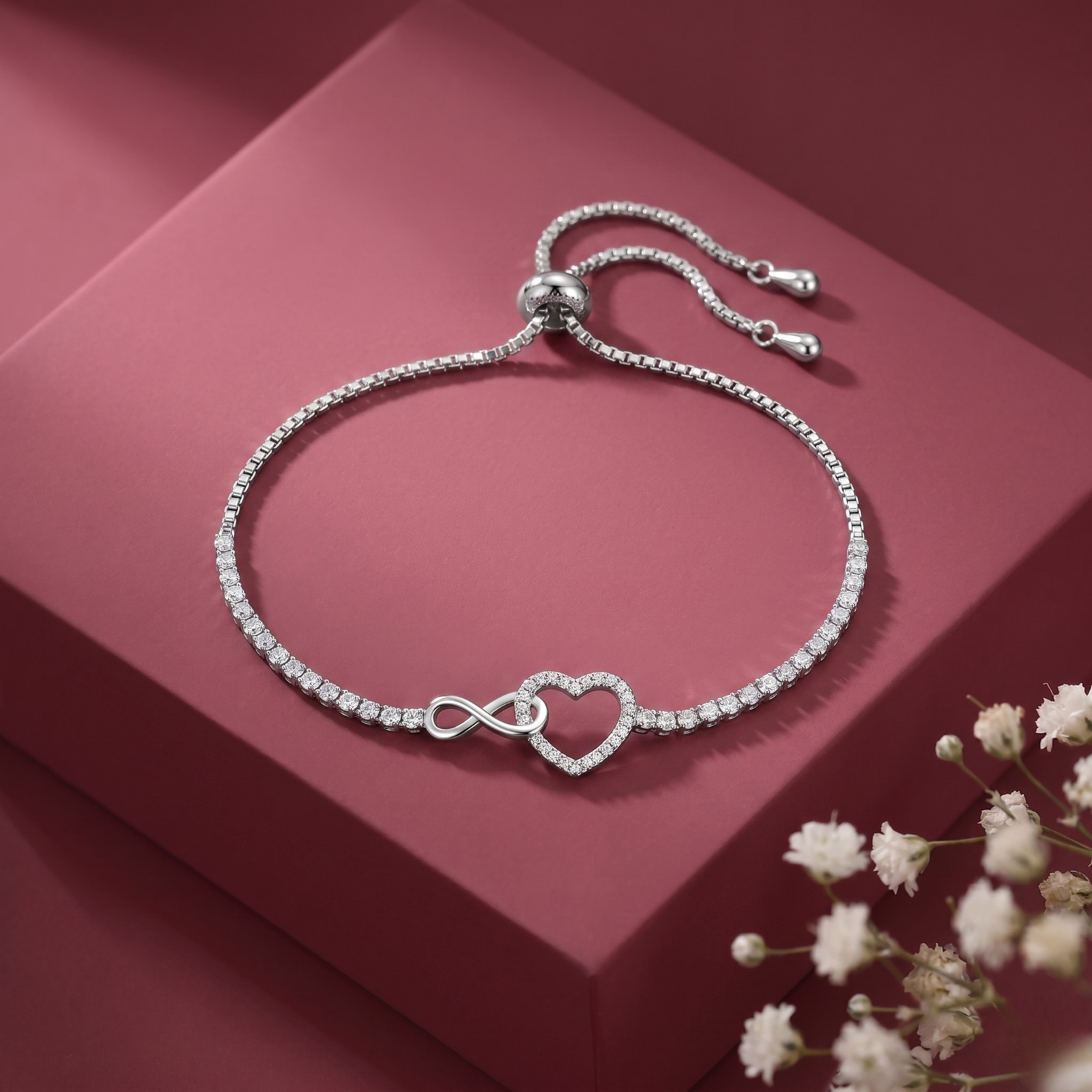Infinity Heart Bracelet