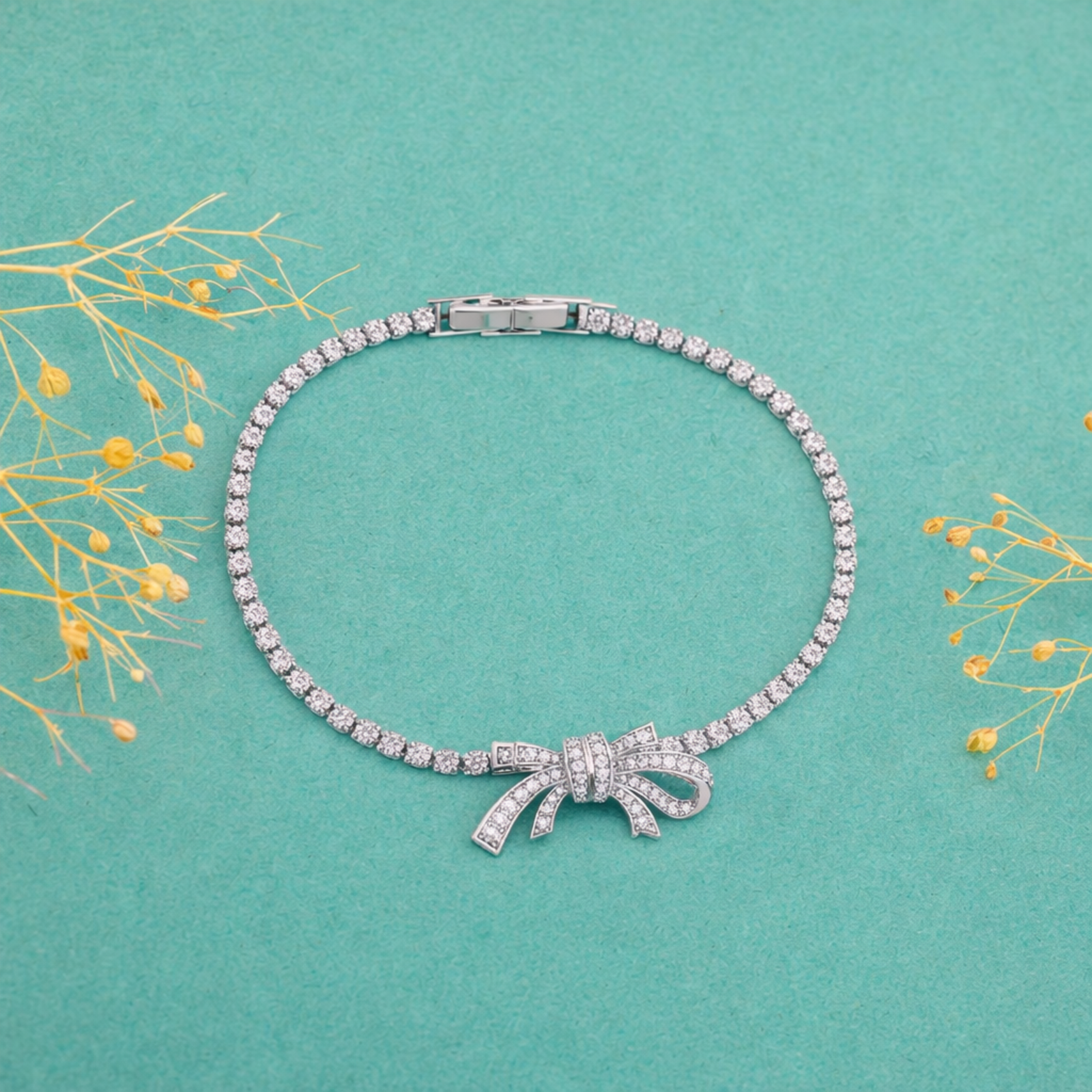 Crystal Bow Bracelet