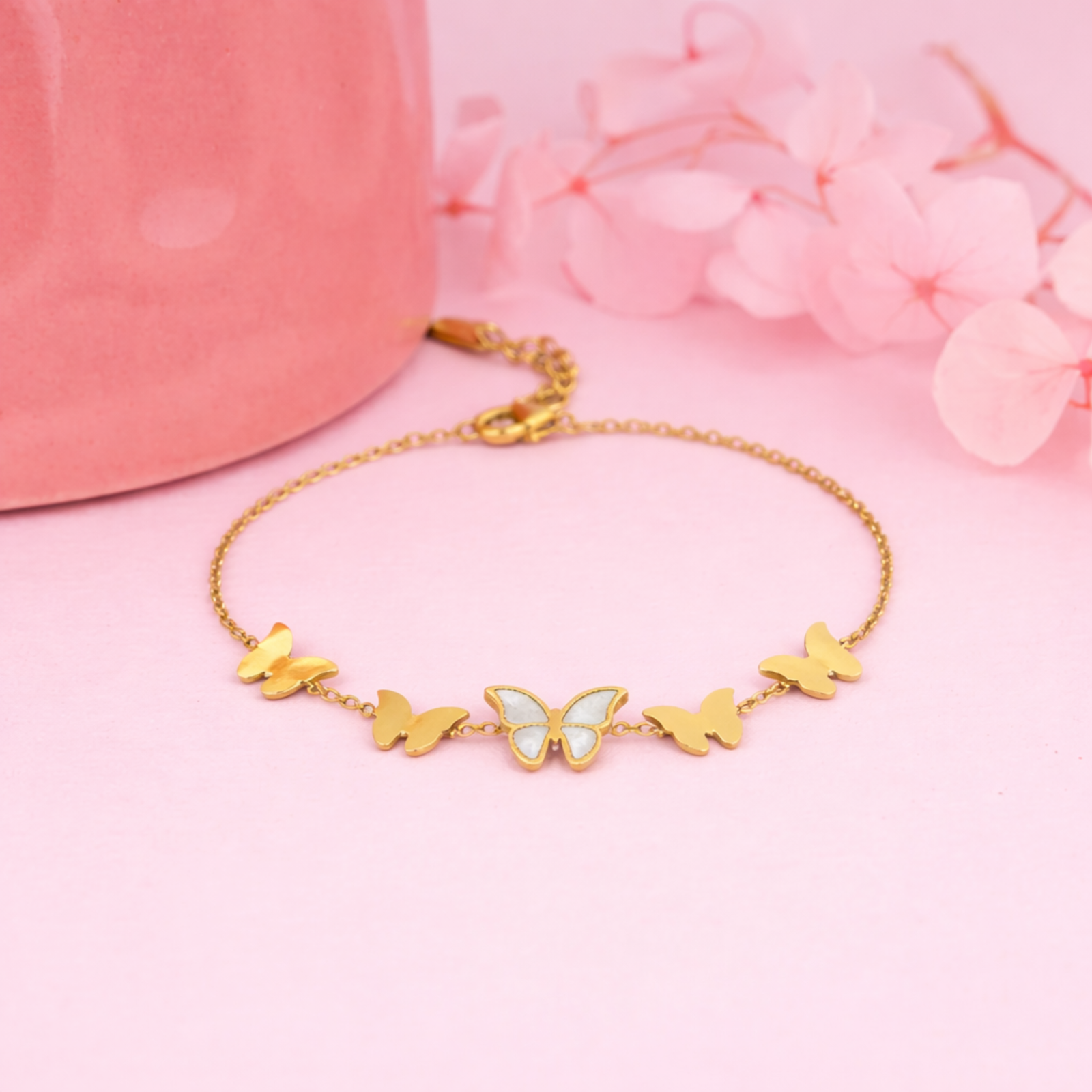 Butterfly Charm Bracelet