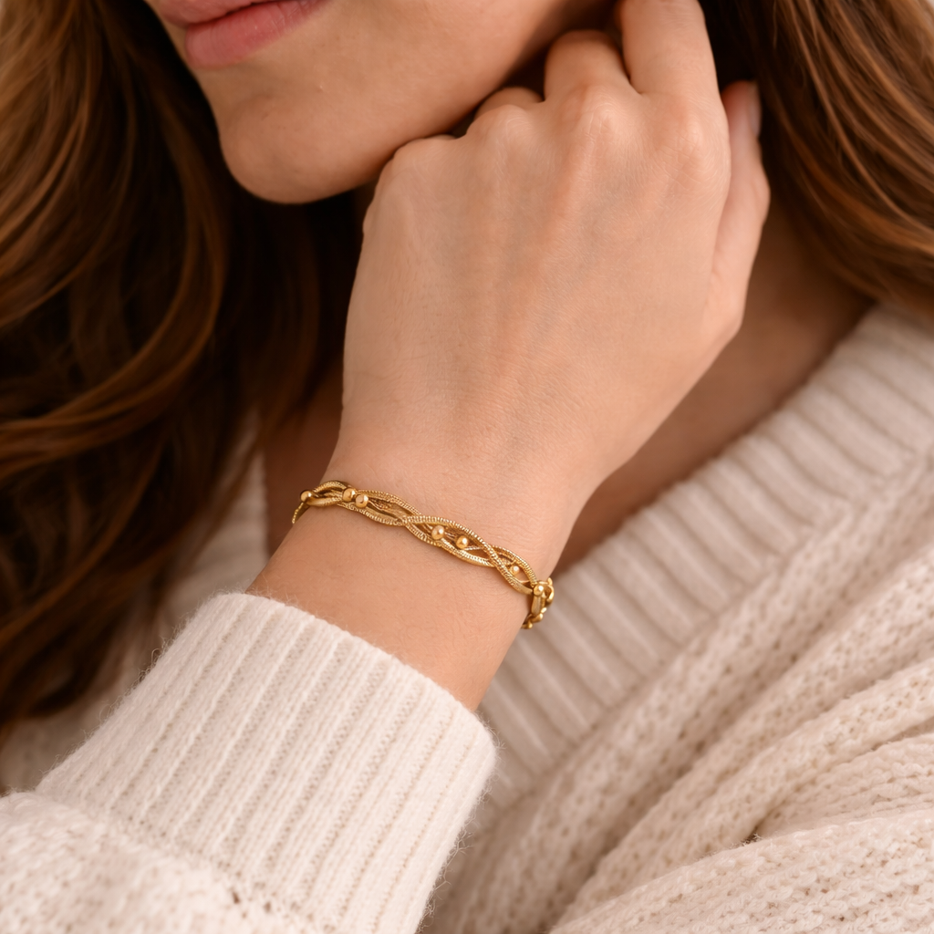 Multi-Layer Gold Chain Bracelet