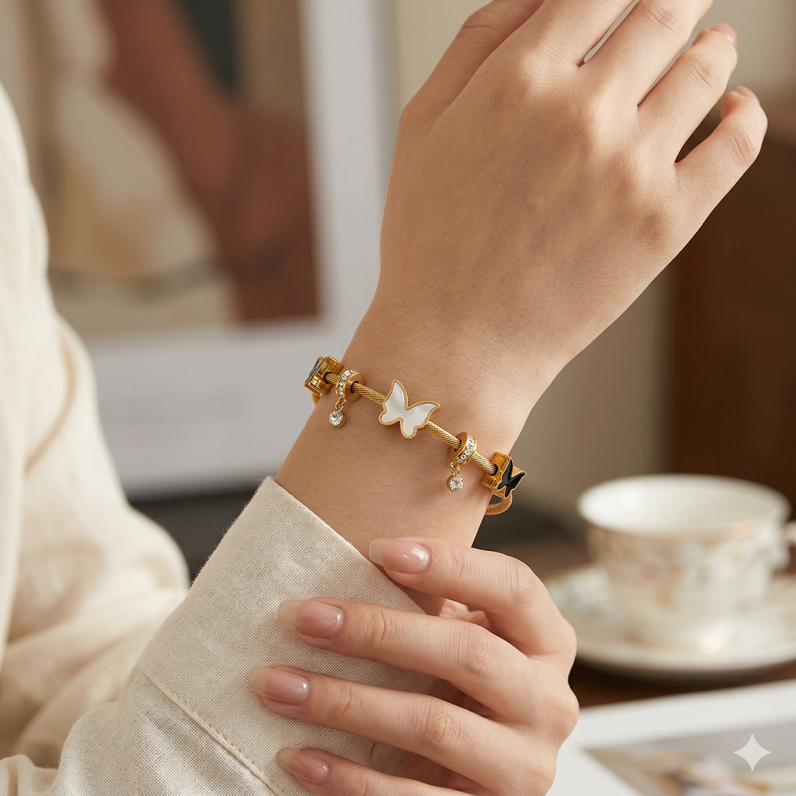 Butterfly Charm Bracelet