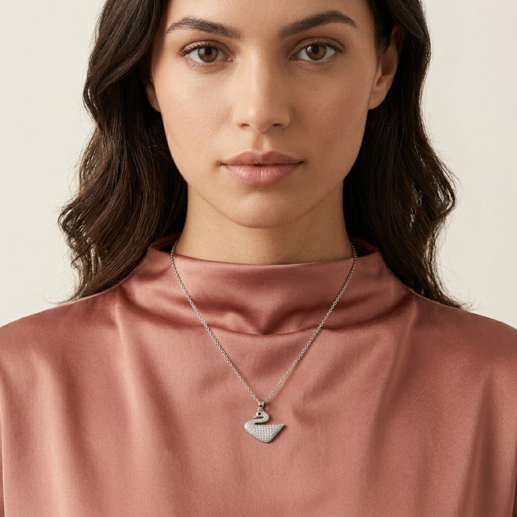 Crystal Swan Grace Chain