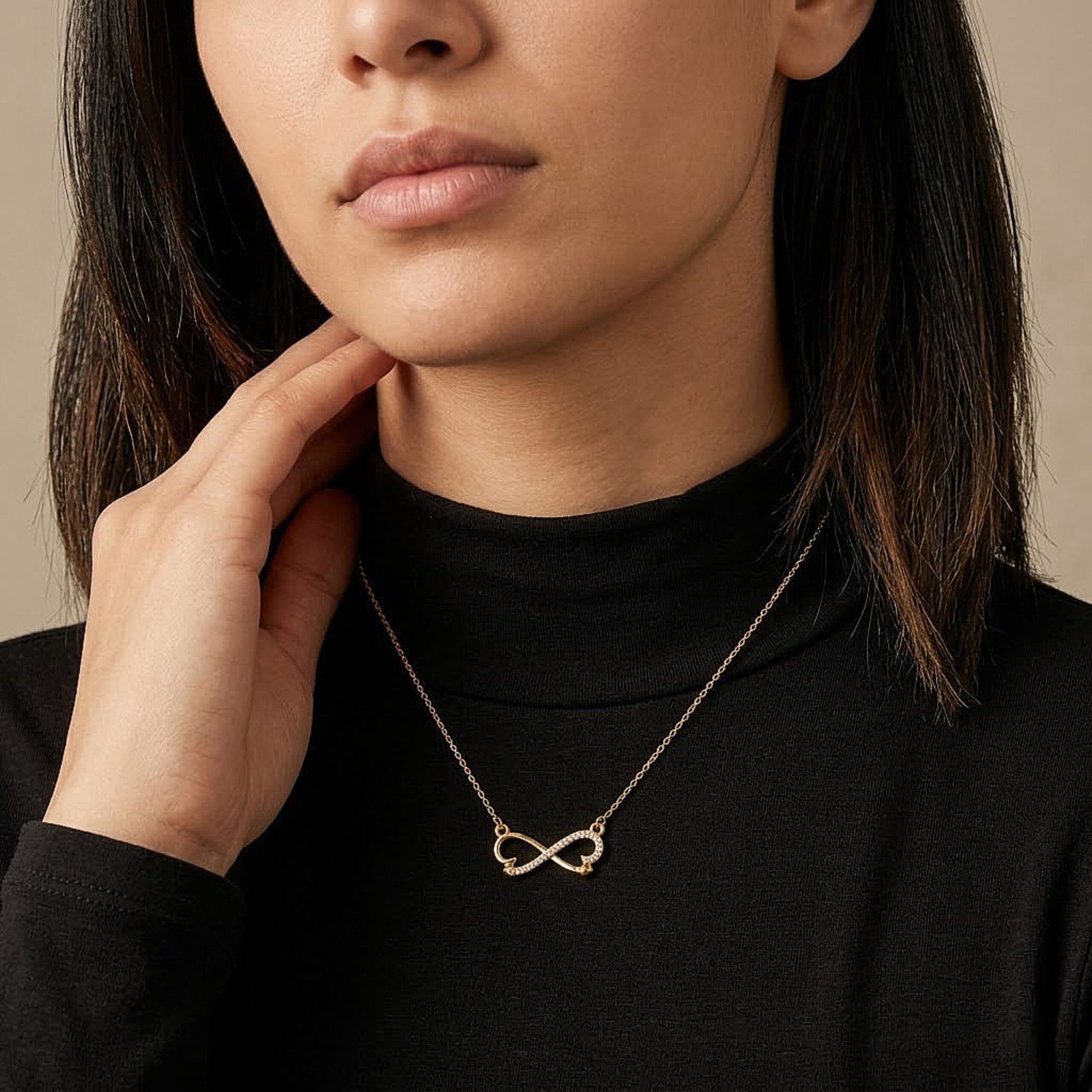 Infinity Charm Accent Chain