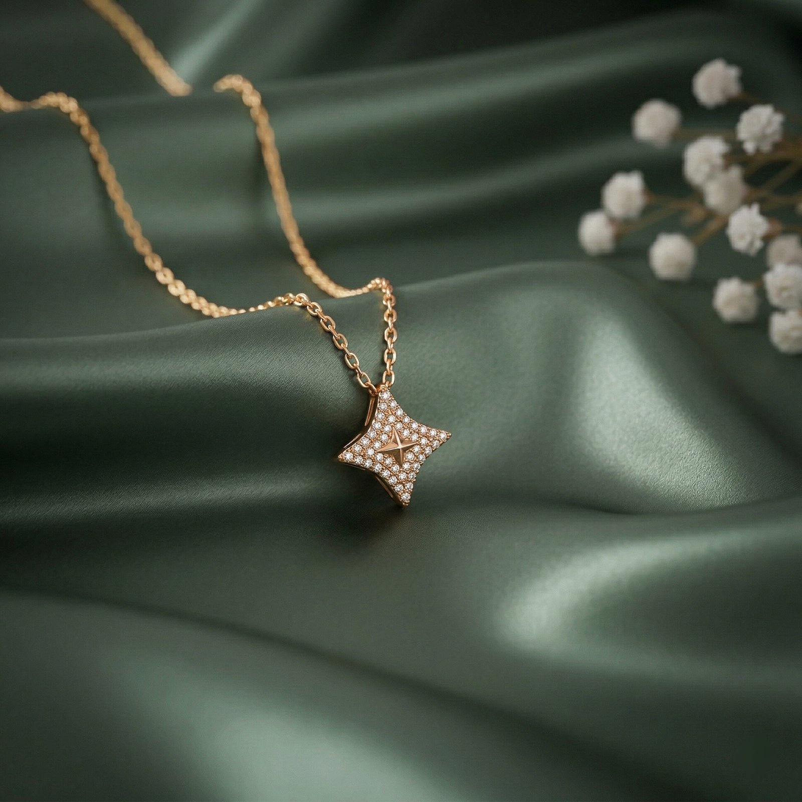 Radiant Star Cluster Chain