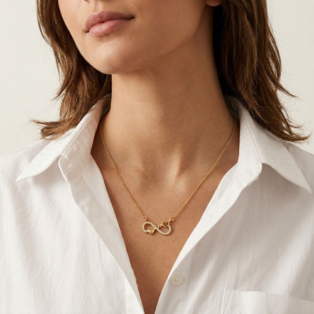 Infinity Heart Love Chain