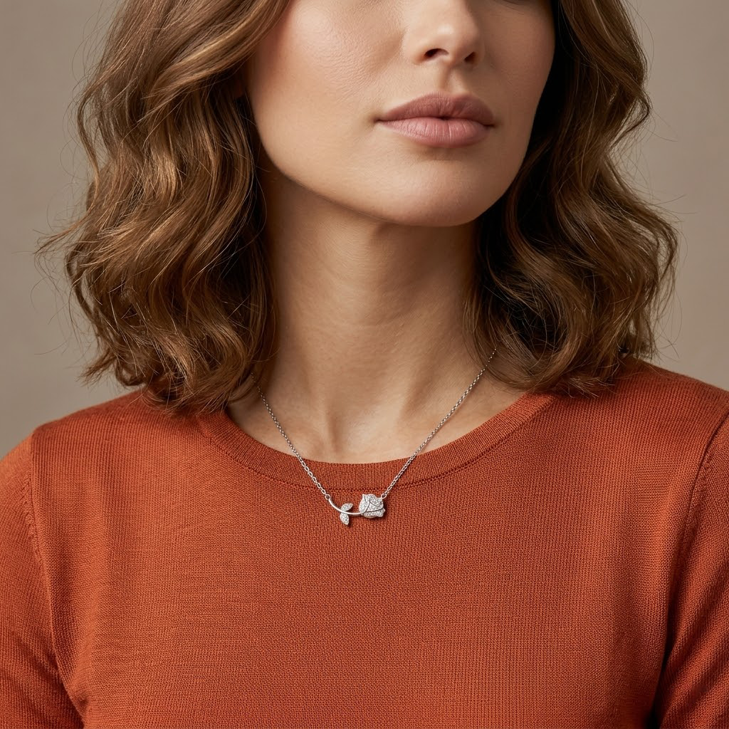 Crystal Rose Branch Chain