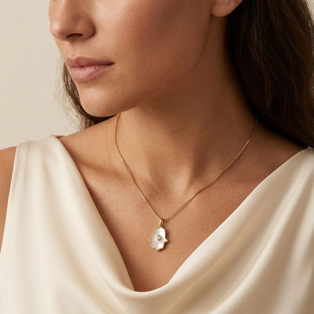 Hamsa Protection Pendant Chain