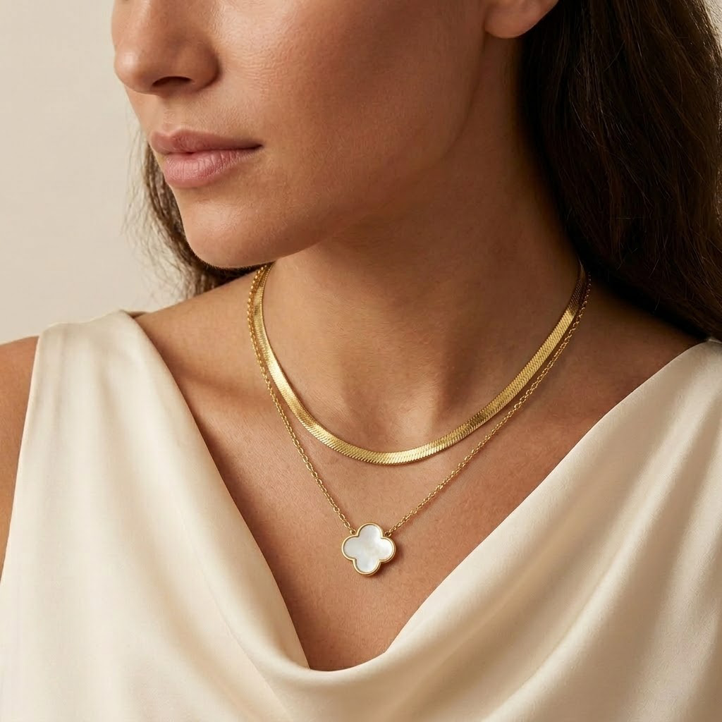 Clover Layered Necklace