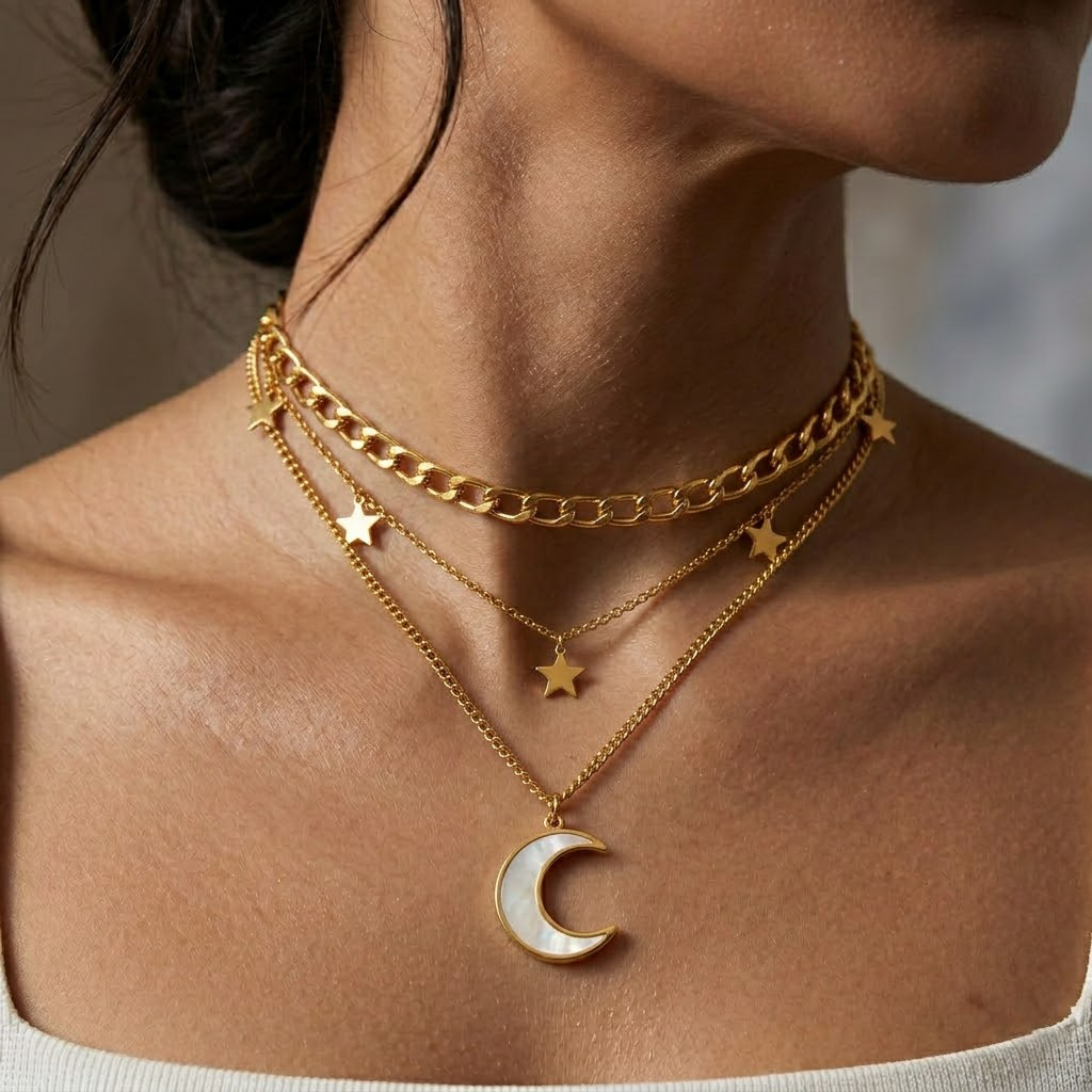 Celestial Star Charm Chain