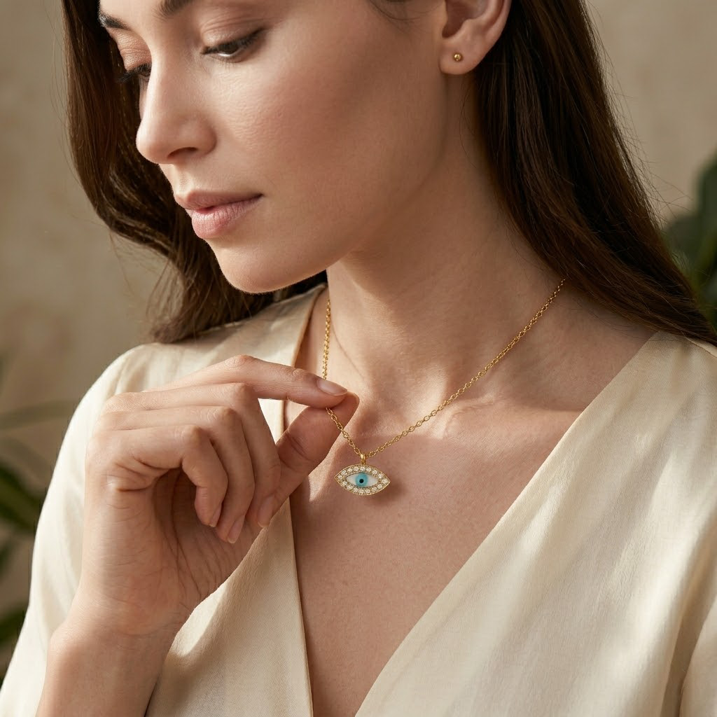 Evil Eye Protection Chain Necklace