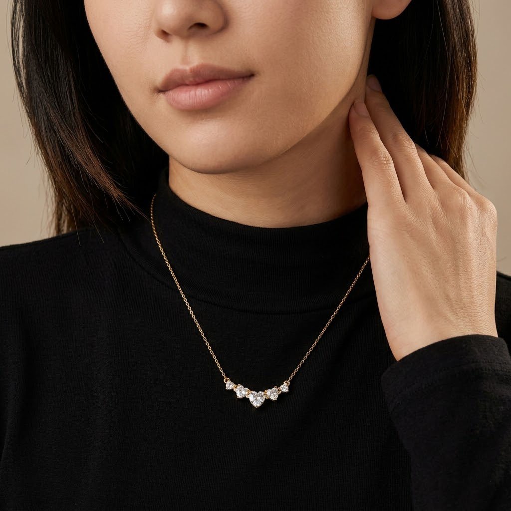 Crystal V Sparkle Chain