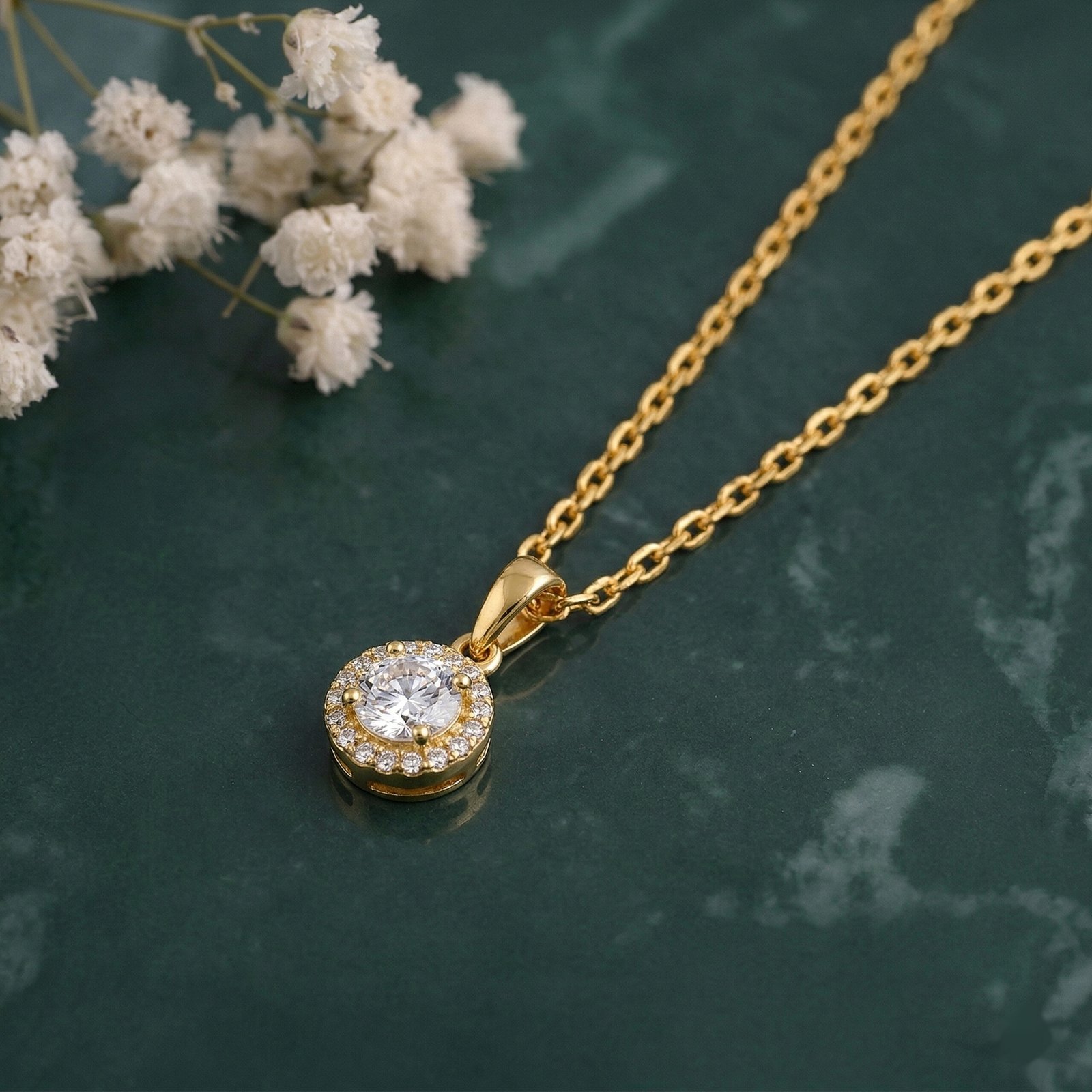 Classic Halo Crystal Chain