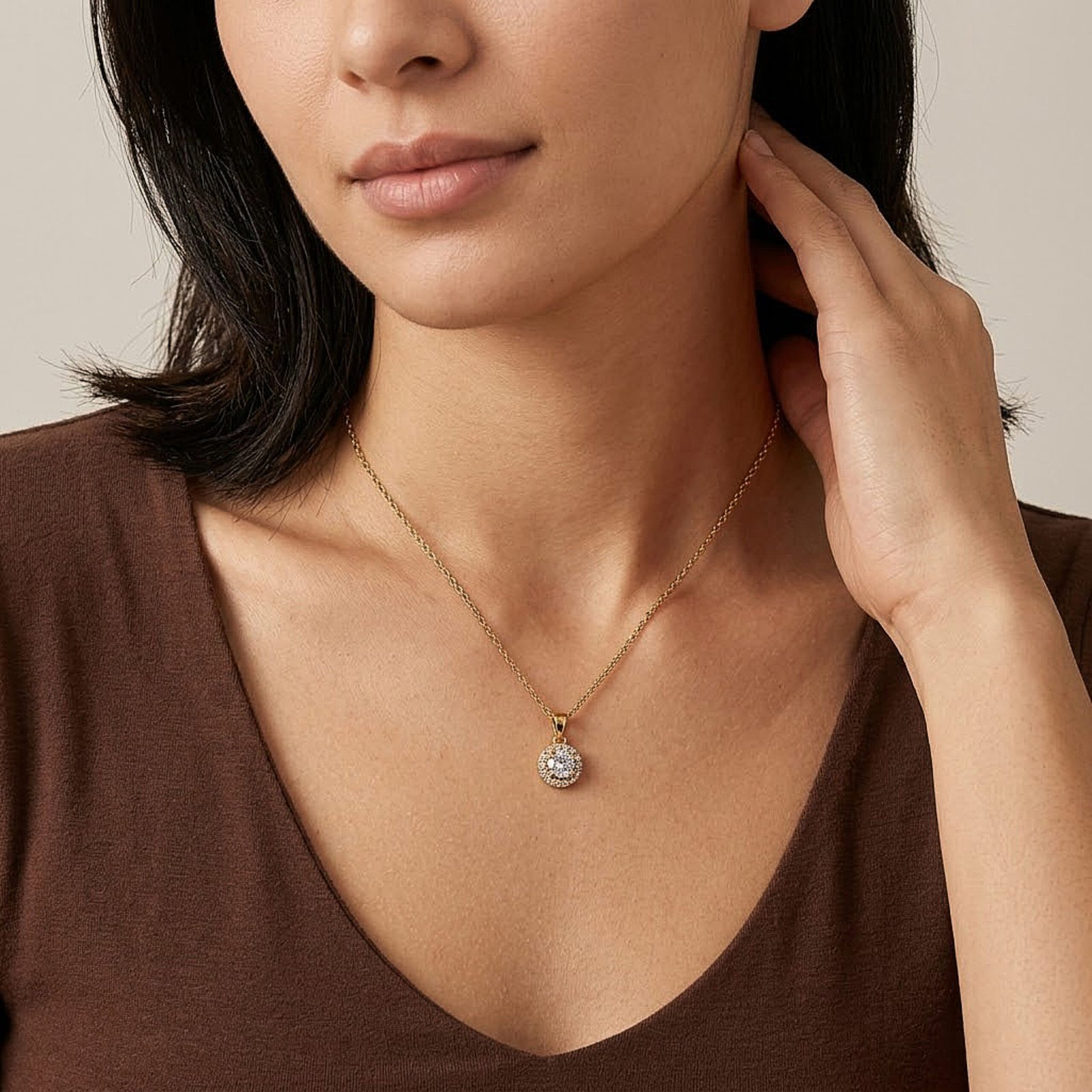 Classic Halo Crystal Chain