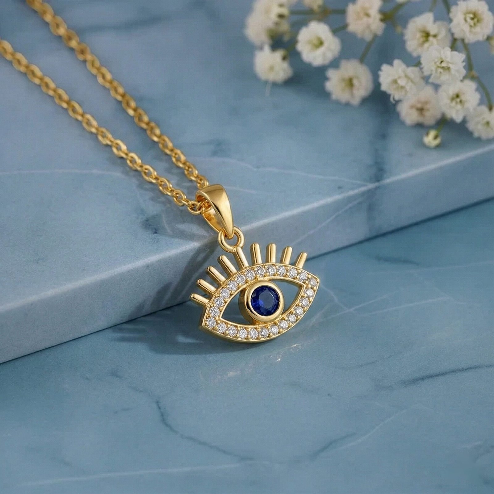 Blue Eye Protection Chain