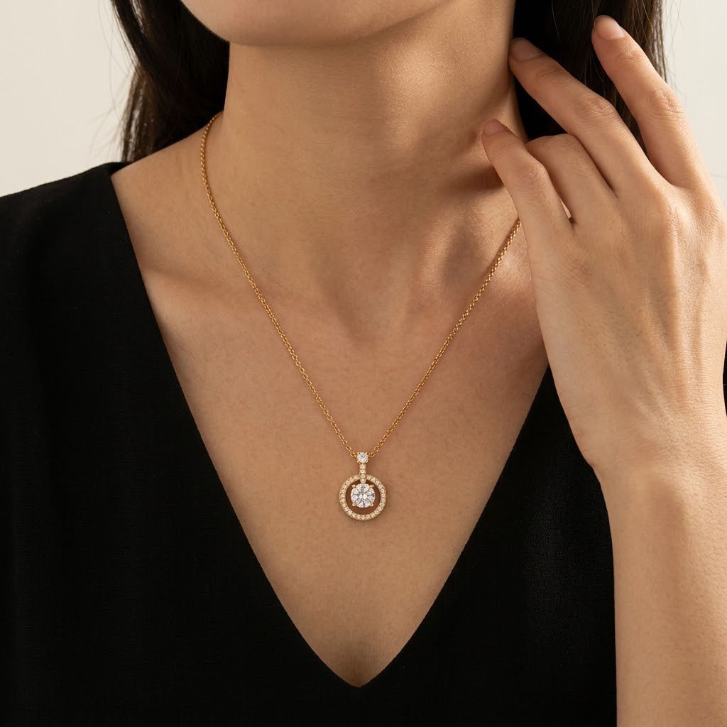 Classic Circle Halo Chain