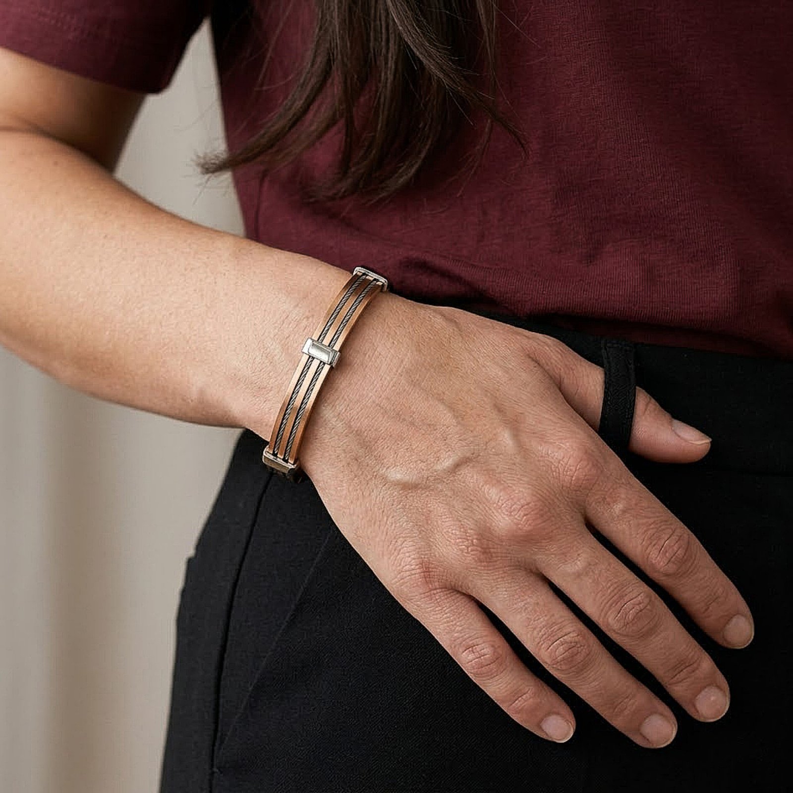 Modern Cable Bracelet