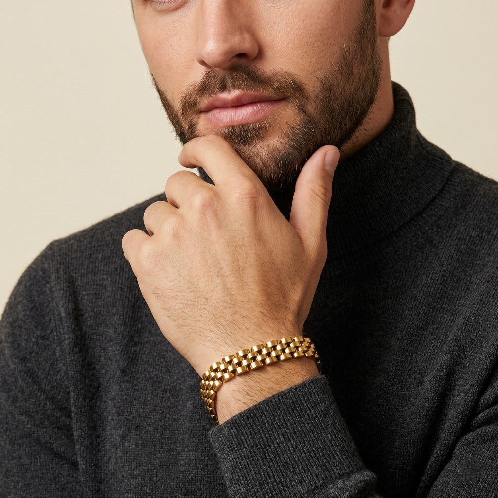 Royal Crown Link Bracelet