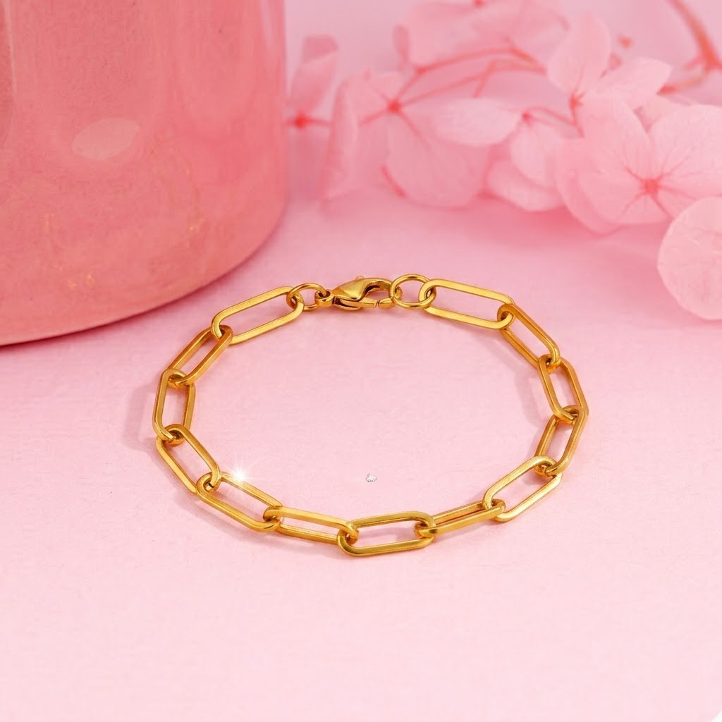 Minimal Link Statement Bracelet
