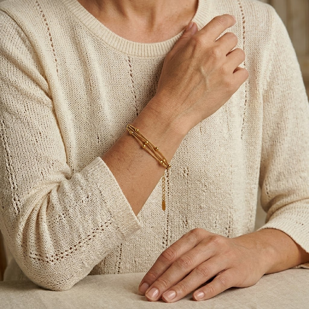 Multi Strand Beaded Bracelet