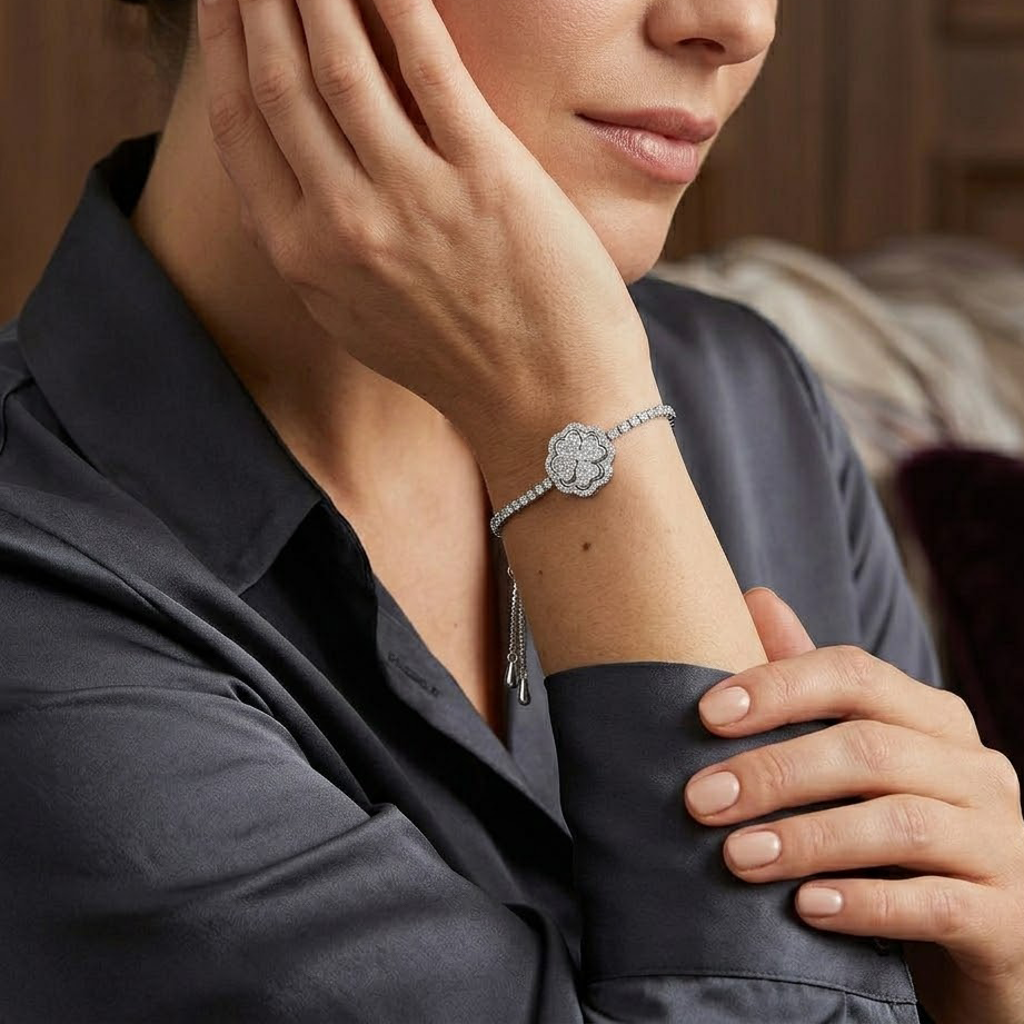 Floral Diamond Bracelet
