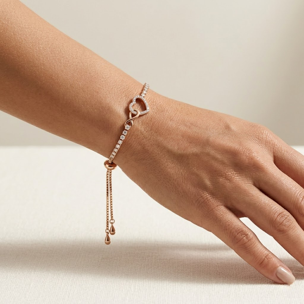 Infinity Heart Bracelet