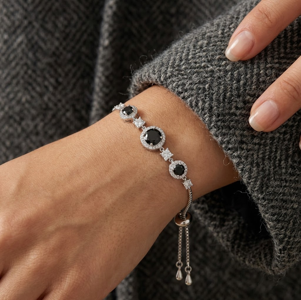 Midnight Crystal Bracelet