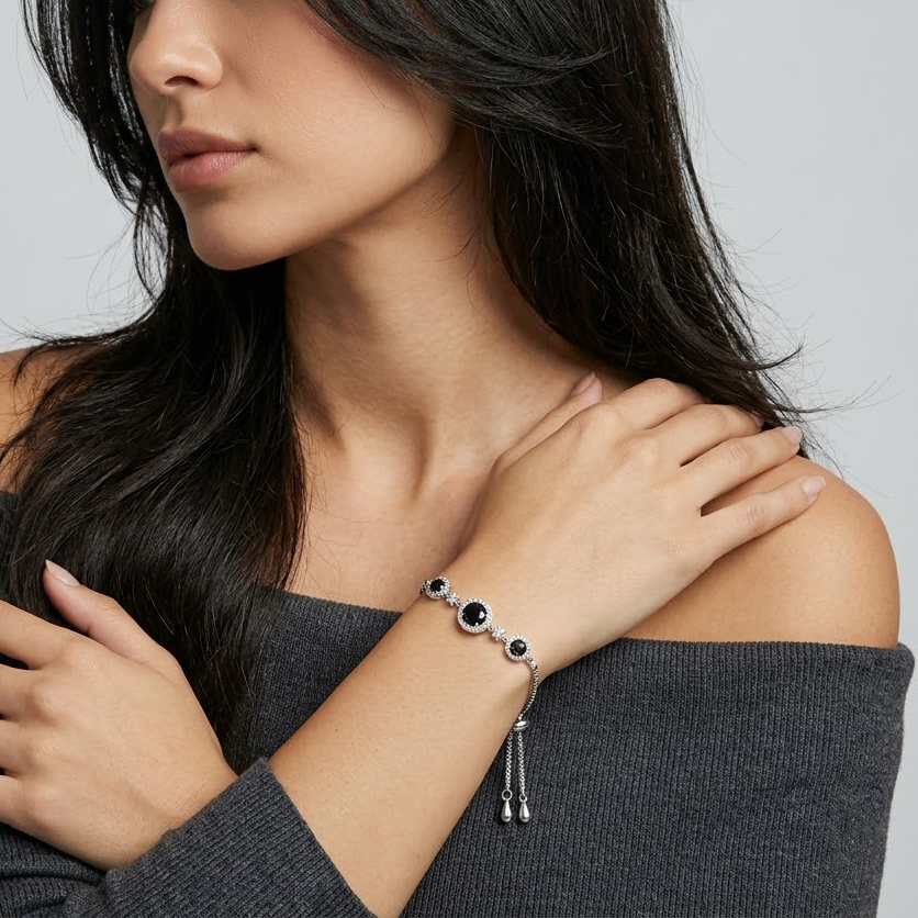 Midnight Crystal Bracelet