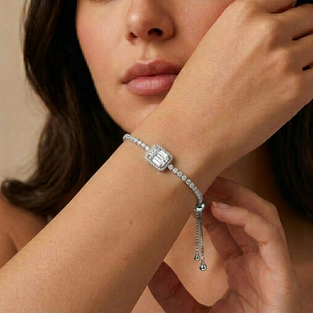 Square Crystal Bracelet