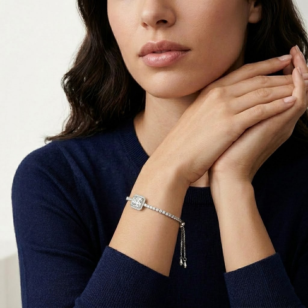 Square Crystal Bracelet