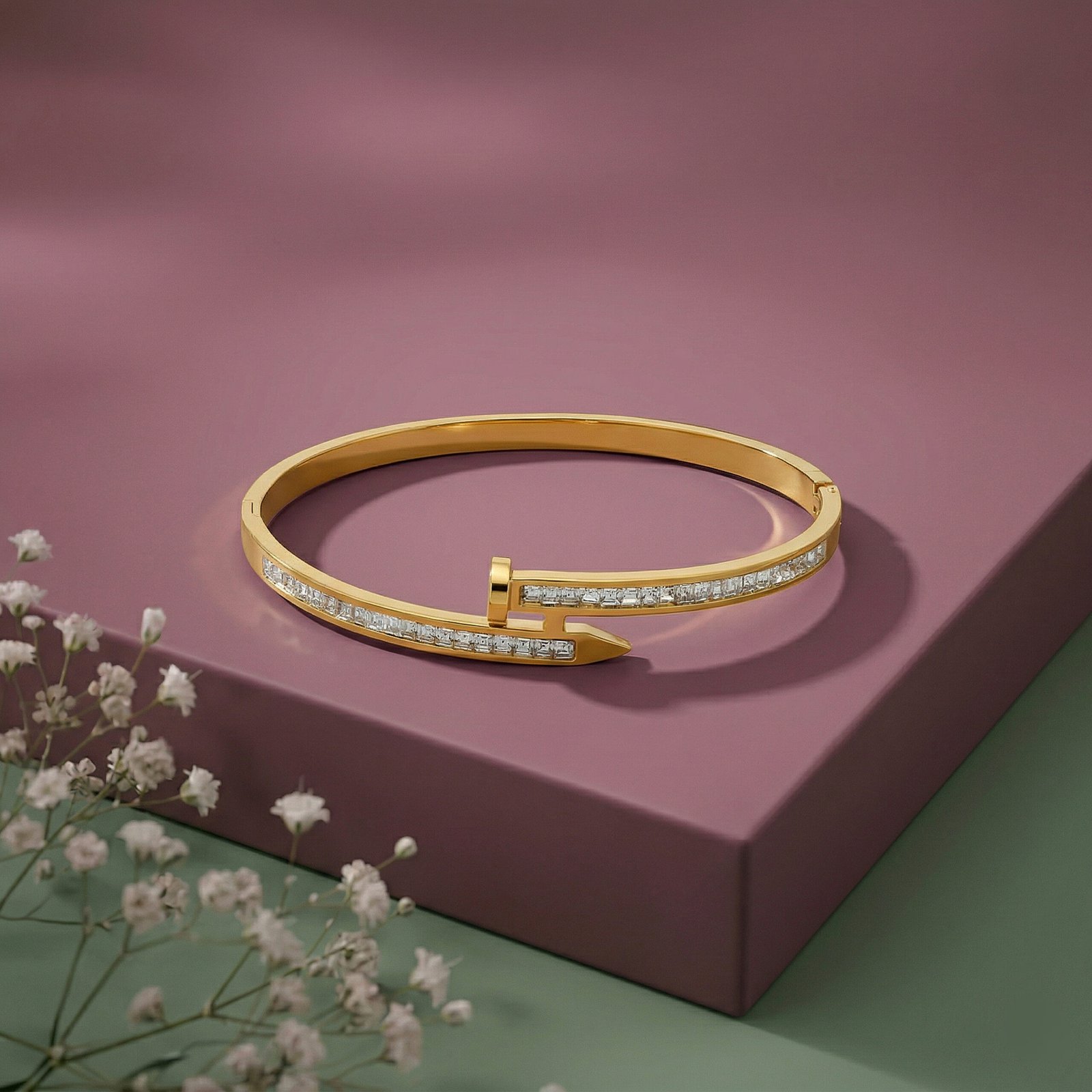 Crystal Arrow Bangle