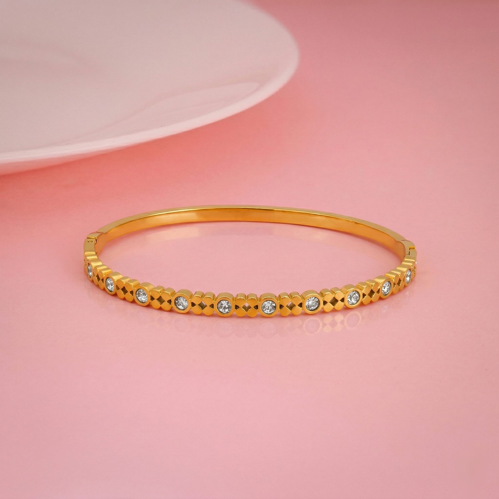 Floral Crystal Bracelet