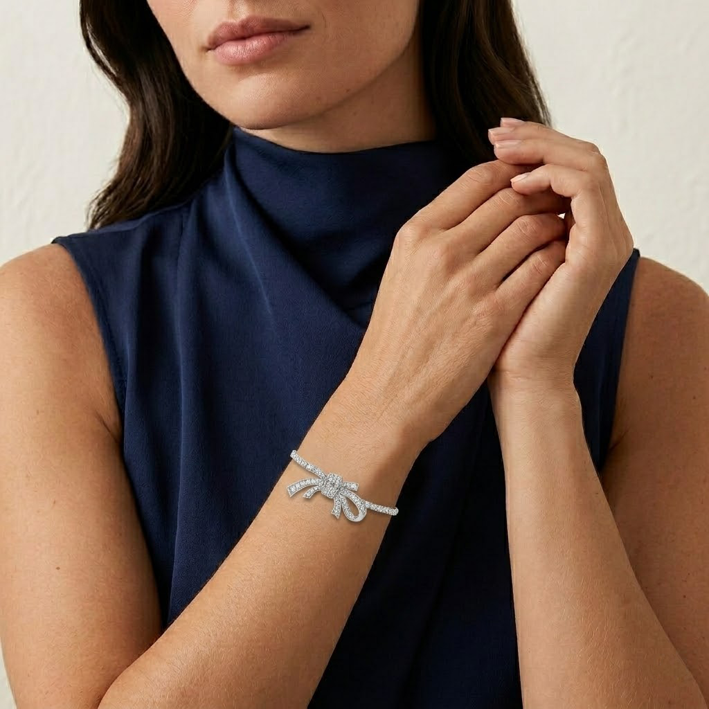 Crystal Bow Bracelet