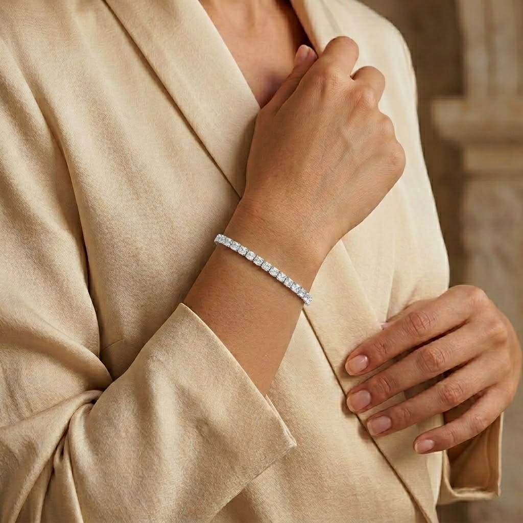 Classic Crystal Tennis Bracelet