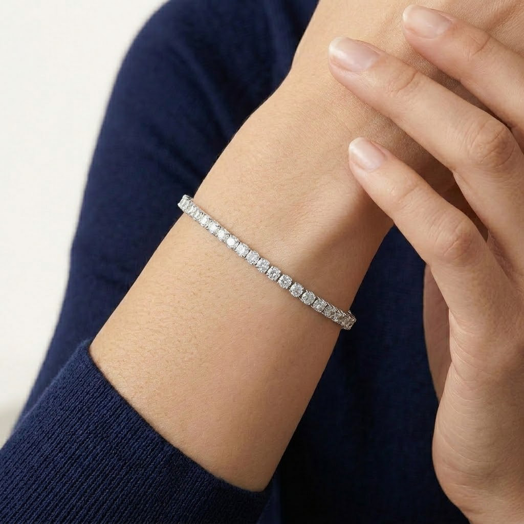 Classic Crystal Tennis Bracelet