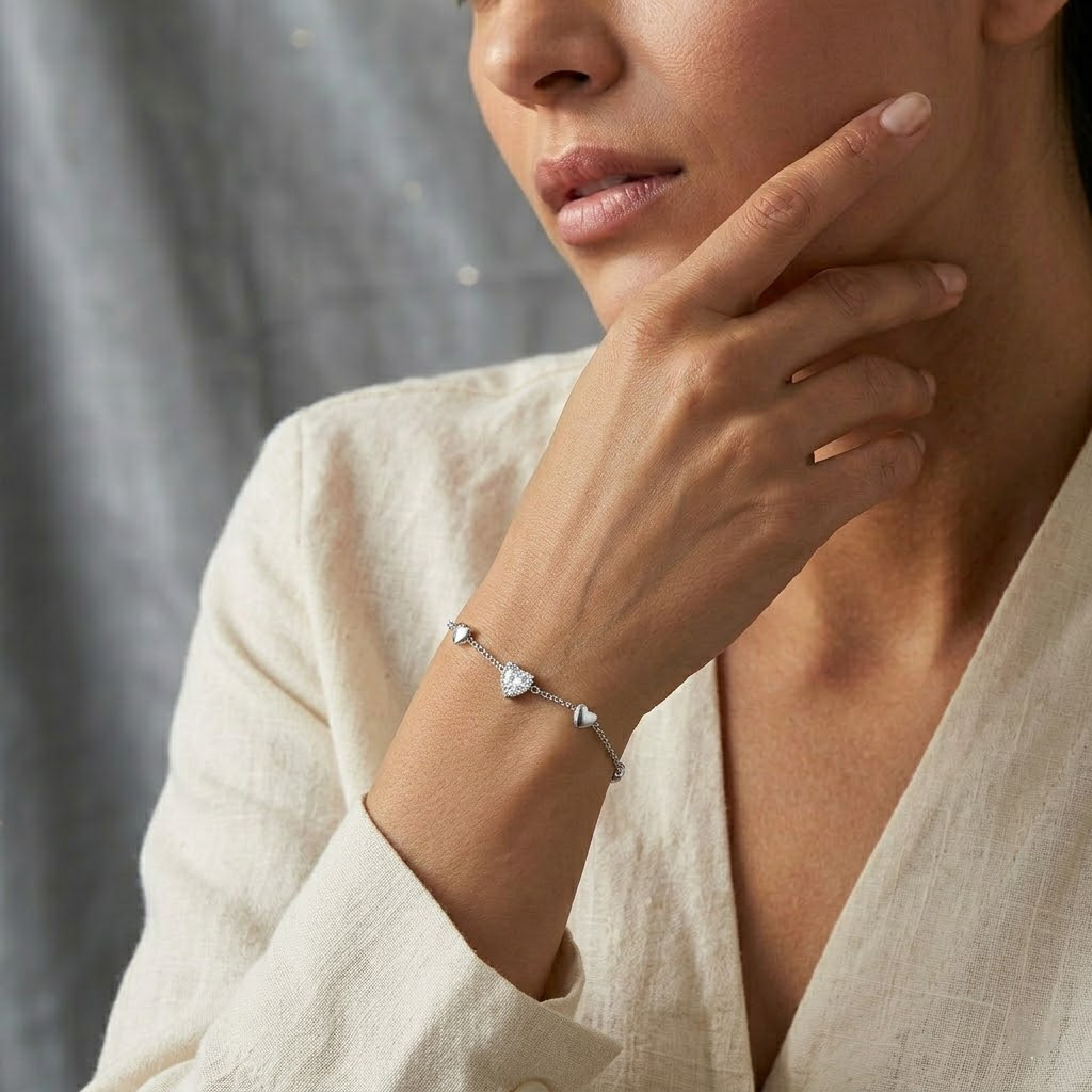 Radiant Frame Elegance Bracelet