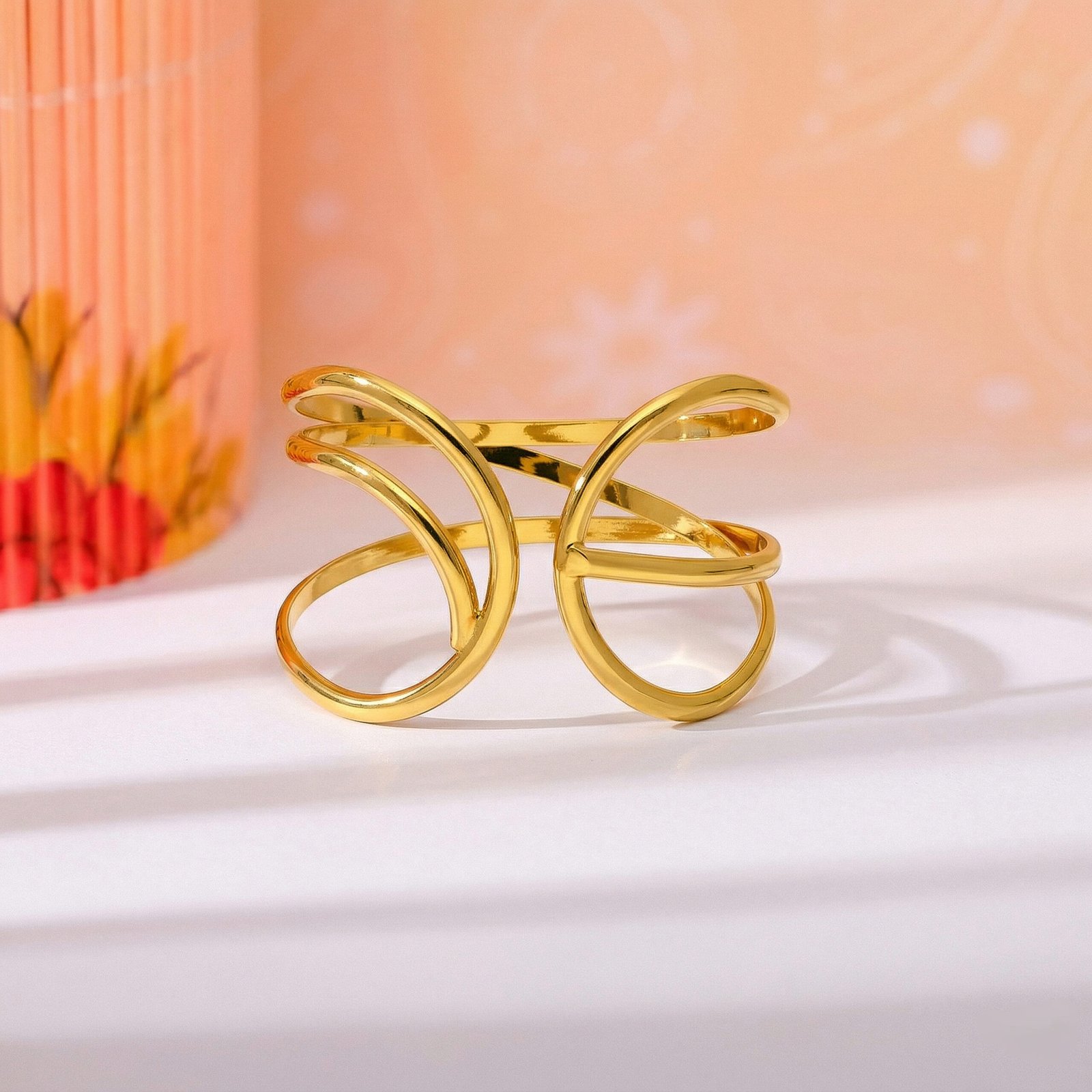 Elegant Loop Cuff Bracelet