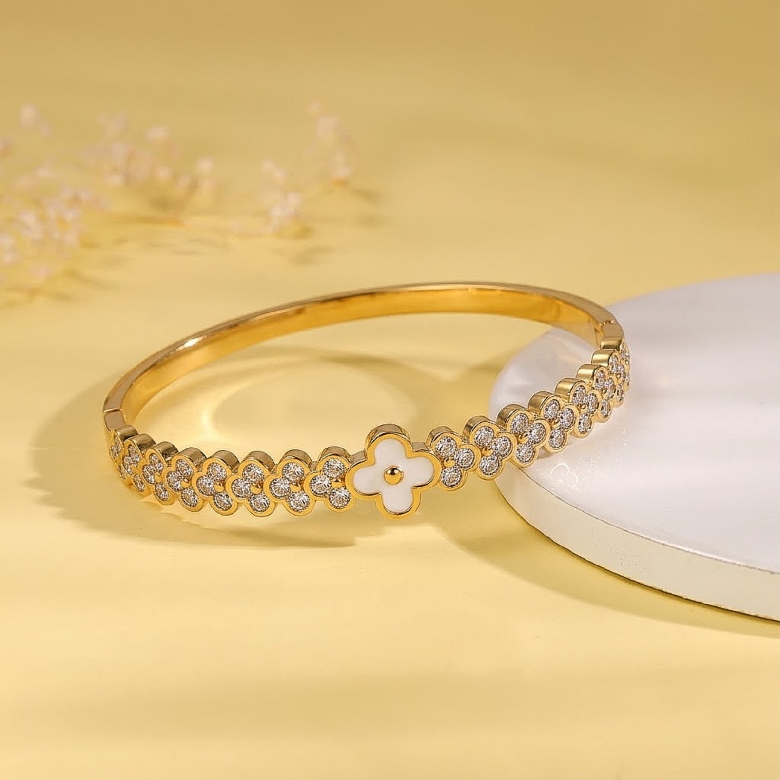 Floral Crystal Bracelet