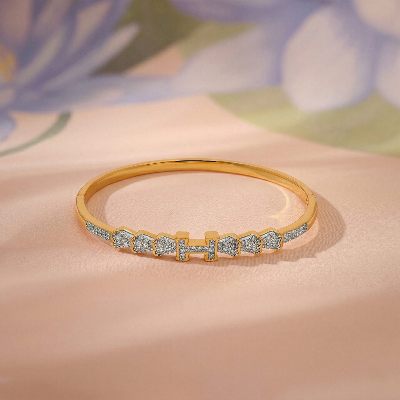 Heart Link Crystal Bracelet