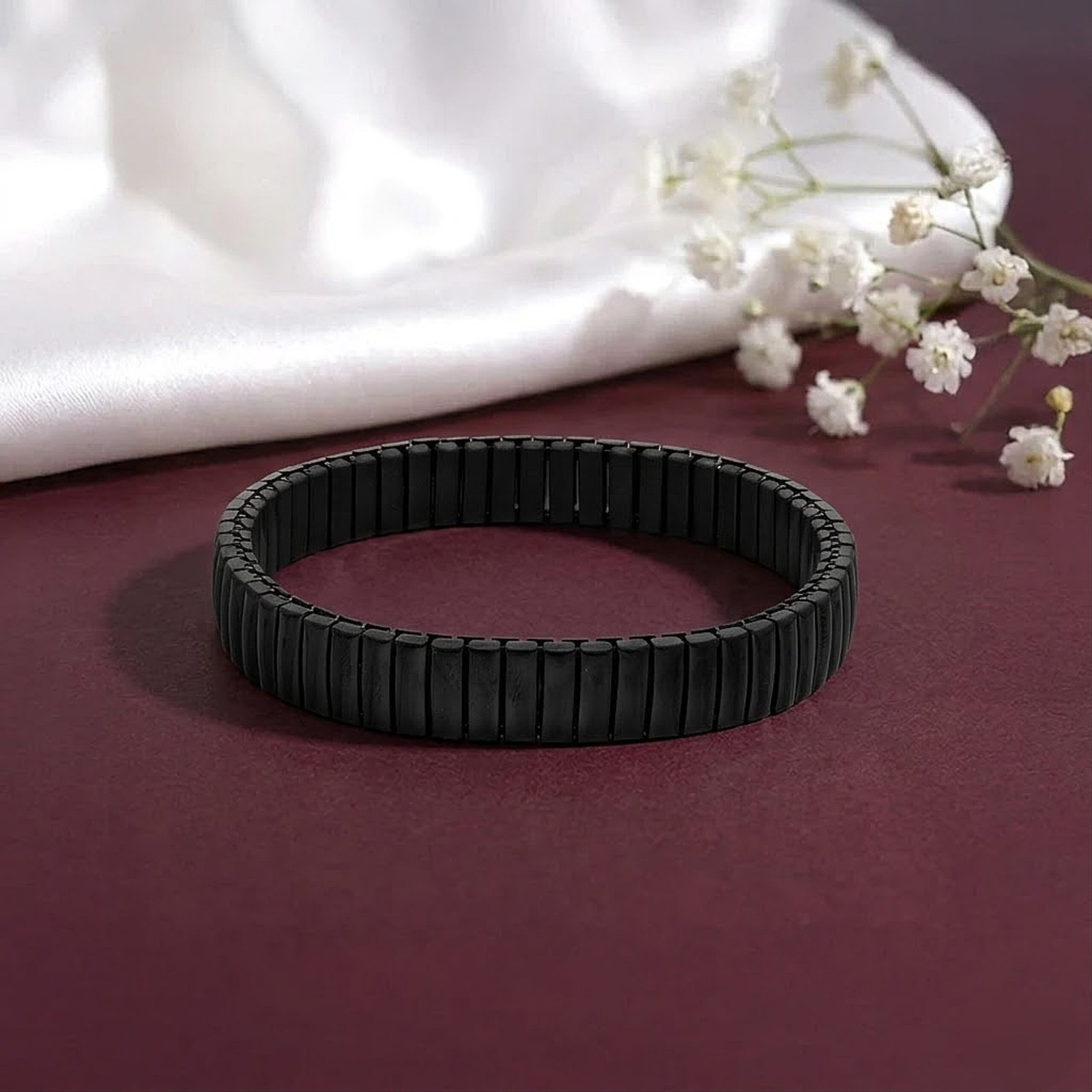 Men's Black Flex Bracelet