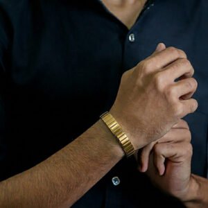Men's Gold Flex Bracelet hover