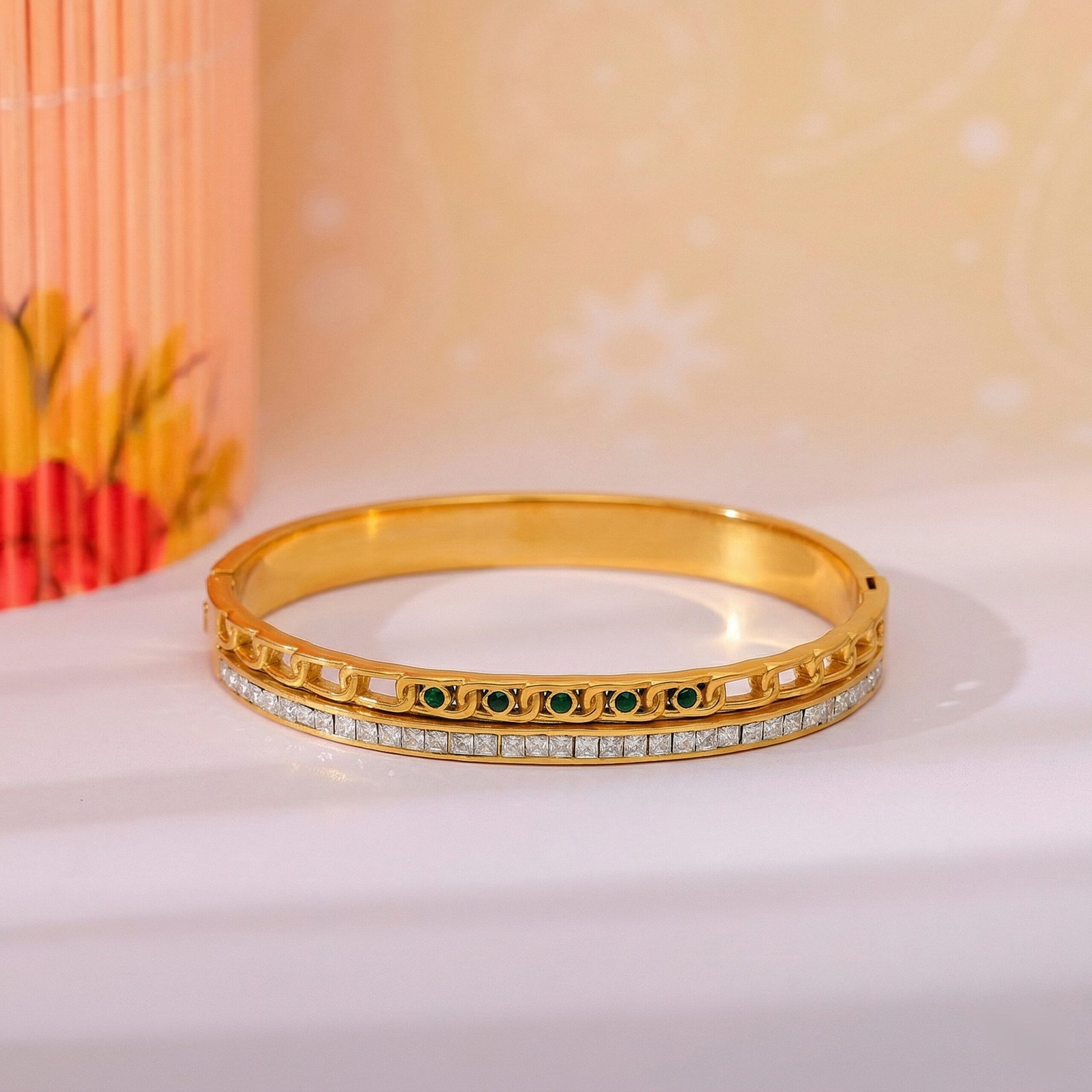 Emerald Royal Link Bracelet