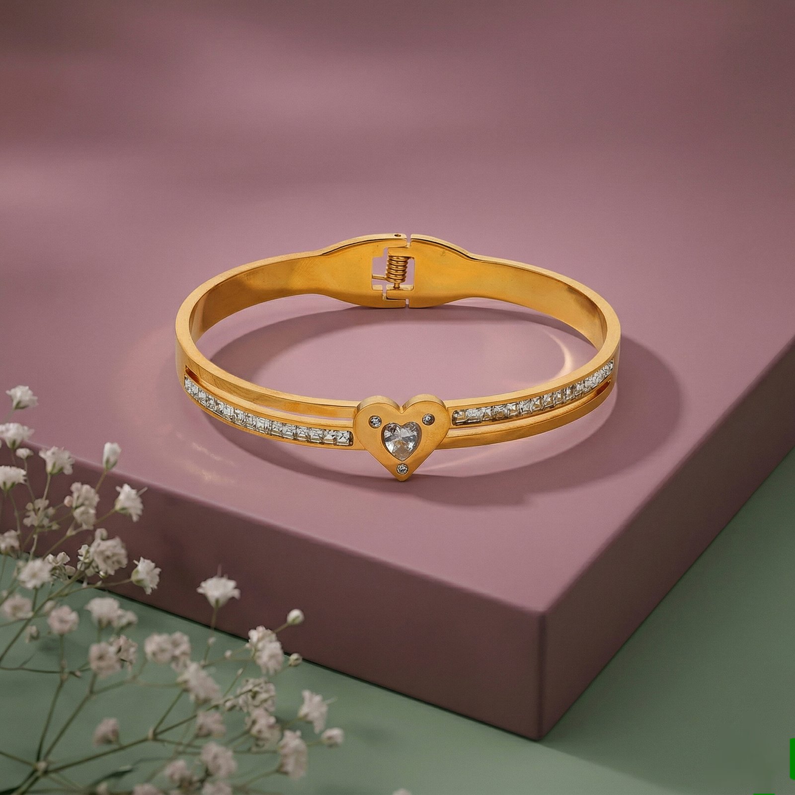 Single Heart Spark Bracelet