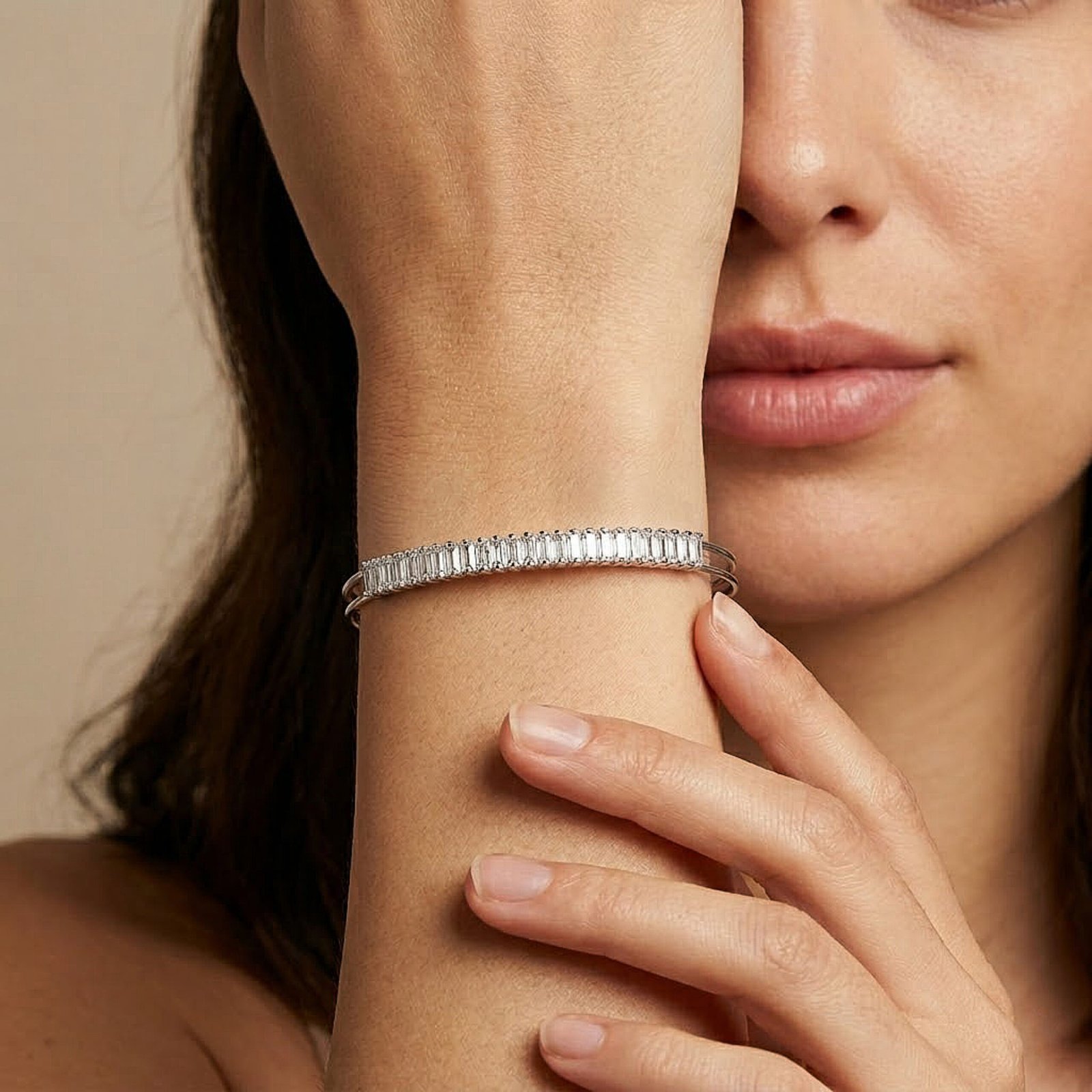 Radiant Crystal Cuff