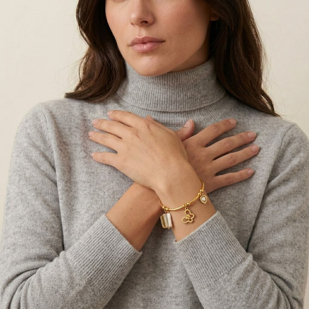 Butterfly Dream Charm Bangle